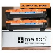 Leaf Shop Brother ile Uyumlu TN1040, TN-1040 Toner Ikili Paket Yüksek Kapasite Muadil