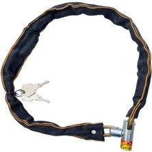 Leaf Shop Anahtarlı Çelik Zincir Halat Kilit Bisiklet Motosiklet Kilidi Güvenlik