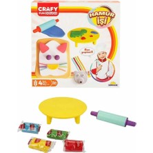 Crafy Hamur Işi Oyun Hamuru Seti 200 G 6 Parça