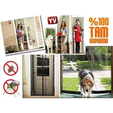 Mıknatıslı Kapı Sineklik Tülü-Krem ( 105 x 205 )