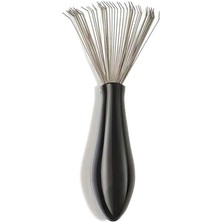 Leaf Shop Ince Tel Uçlu Fırça Tarak ve Fırça Temizleyici Alet, Saç Temizleme Için Pratik Çözüm