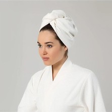 Leaf Shop Çeyiz 1 ADET%100 Pamuk Havlu Saç Bonesi