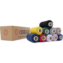 Leaf Shop No Karışık Renkli Dikiş Ipliği 10 Lu - Küçük Boy Dikiş Ipi (250-300M)