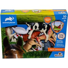 Leaf Shop Kutulu 10 Parça Çiftlik Hayvanları - Vardem Oyuncak