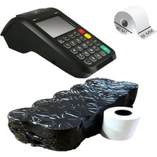 Leaf Shop Kasa Pos Rulosu Termal 56MMX30MT Termal Pos Rulosu 50 Adet