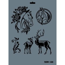 Colezium Rich New Seri N-169 Stencil 35X25 cm