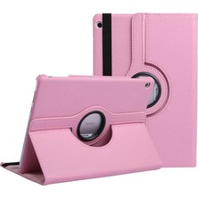 Leaf Shop Huawei Mediapad T5 Için 360 Derece Döner Standlı Kılıf - FC012 (Pembe)