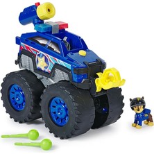 Leaf Shop Patrol Rescue Wheels - Chases Deluxe Monstertruck, Mermi Atma, Motorlu Halat Vinci, Işıklar ve Sesler, 3 Yaşından Büyük Çocuklar Için Oyuncak