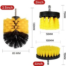 Alvo Store Buğz Matkap Ucuna Takılan 3'lü Fırça  Temizlik Seti