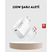 Alvo Store Buğz 120W Usb-C Şarj Adaptörü Süper Hızlı Şarj Güç Kaynağı Seti