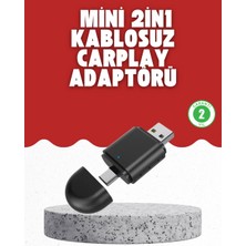 Kablosuz Carplay Dönüştürücü – Akıllı Tak & Çalıştır Araç Adaptörü