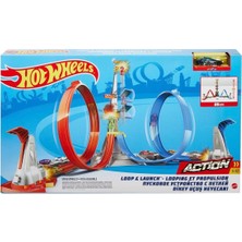 LaraTech Hot Wheels Dikey Uçuş Heyecan Yarış Seti 60 x 120 cm 101 Dalmaçyalı Temalı Anahtarlı Oyun
