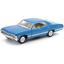 KT5418D Mavi-Siyah Çekbırak 1967 Chevrolet Impala
