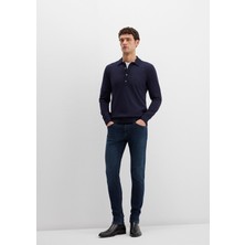 Mavi James Lux Black Puslu Koyu Mavi Jean Pantolon 0042490825