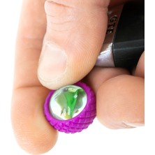 Noctabir Şanslı Mermer Charm // Duyusal Kıpırdayan Anahtarlık