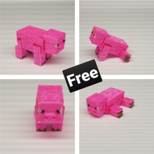 Noctabir Mafsallı Anahtarlık Mınecraft Domuz