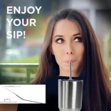 Paslanmaz Çelik Pipet Seti 5 Parça