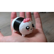 Noctabir Sevimli Sevimli Suşi Evcil Hayvan Oyuncak ve Zula Kutusu Anahtarlık