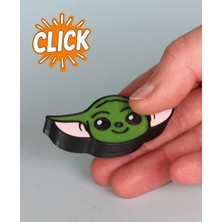 Noctabir Bebek Yoda Fidget Clicker – Galaktik Bir Fidget Arkadaşı - Anahtarlık