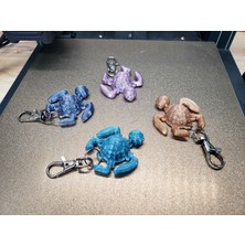 Noctabir Geri Dönüşümlü Şişelerden Kaplumbağa Anahtarlık