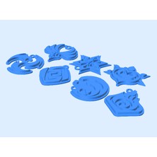 Noctabir Genshin Darbeli Anahtarlıklar