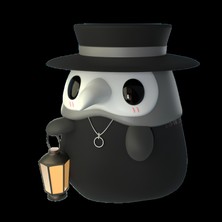 Noctabir Veba Doktoru Peluş Anahtarlık