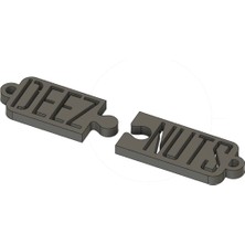 Noctabir Deez Nuts Ikili Anahtarlık