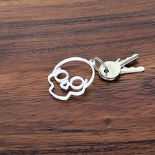 Noctabir Kafatası Siluet Anahtarlık