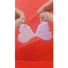 Noctabir Luvdisc Valentine Manyetik Düşük Poli Anahtarlık