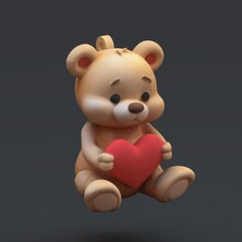 Noctabir Sevimli Ayı Anahtarlık