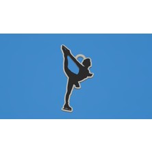 Noctabir Buz Pateni Kız Anahtarlık