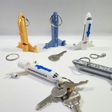 Noctabir Aviator'ın Anahtarlık Uçak Güvenliği Acil Durum Uyarı Düdüğü