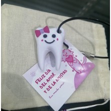 Noctabir Sevimli Diş Anahtarlık