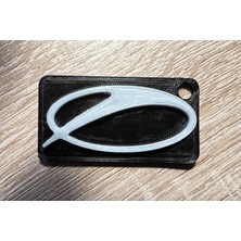 Noctabir Trans Durumu 3D Anahtarlık Logosu