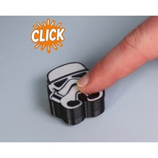 Noctabir Stormtrooper Kaskı Fidget Clicker - Anahtarlık