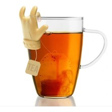 VeraGlobe Buğz 2'li Silikon Tutucu Çay ve Kahve Aksesuar Seti