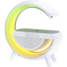 VeraGlobe Buğz Kablosuz Şarj Standlı Rgb Hoparlör