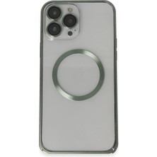 Eco Port Joko Iphone 13 Pro Max Metal Bumper Magneticsafe Kapak - Yeşil