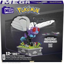 HKT22 Mega™ Pokémon™ Motion Butterfree 582 Parça +12 Yaş