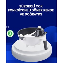 Mutfak Için Pratik 5 Bıçaklı Rende ve Süzgeç Seti