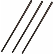 Mum Sıcak Silikon Siyah 6,2 mm  30 cm 3 Adet