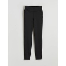 LC Waikiki Lcw Vision Siyah Beli Lastikli Kadın Tayt