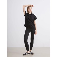 LC Waikiki Koor Sport Siyah Yüksek Bel Toparlayıcı Kadın Spor Tayt