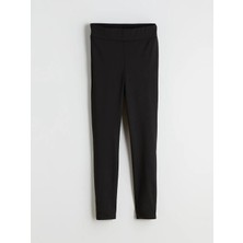 LC Waikiki Lcw Vision Siyah Yüksek Bel Kadın Tayt