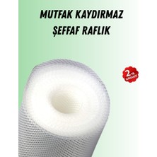 Şeffaf Mutfak Raflığı ve Çekmece Kaplaması Kaydırmaz Pvc
