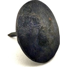 Antika Tarz Dekoratif Pirinç Dövme Kabara No3 - 27 Mm, Oksit