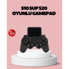 MiraLive HDMI Tv Bağlantılı Orijinal S10 Gamepad 520 Oyunlu 2025 Seri Oyun Konsolu