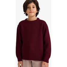 DeFacto Bisiklet Yaka Triko Kazak Erkek Çocuk G5563A825WN