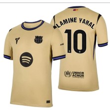 BySportakus Barcelona 2025/26 Yeni Sezon Lamine Yamal Deplasman Forması (Krem)