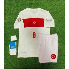 BySportakus Türkiye Arda Güler 8 Numara Yeni Sezon Çocuk Forması 4 Lü Set Çorap-Bileklik Hediyeli Asf